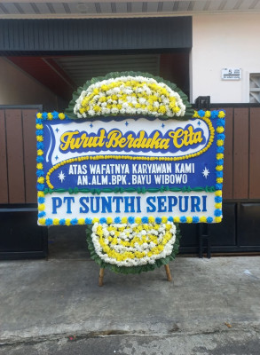 Papan Bunga Duka di Subang Mas