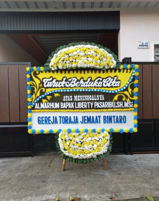 Papan Bunga Duka di Subang Mas